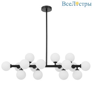 Подвесная люстра Lumina Deco Marsiada LDP 6033-16 BK