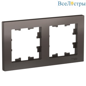 Рамка 2-постовая Schneider Electric Atlas Design ATN000602