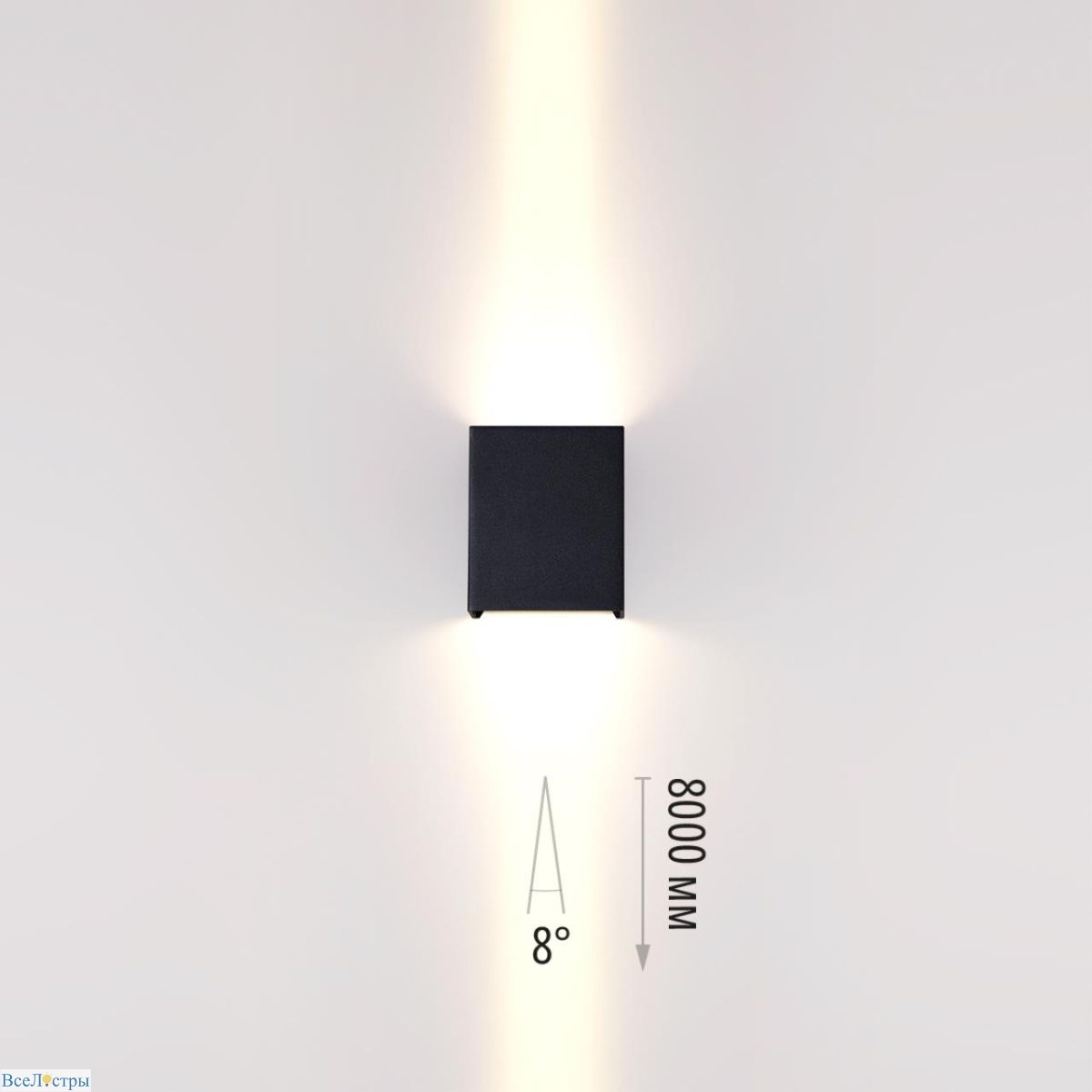 уличный настенный светильник odeon light nature arrow 7188/10wl