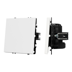 Выключатель перекрёстный 1 кл софт-тач белый кварц Arlight SWT-MKX1-SFPL-WH (250V, 10A) 054234(1)