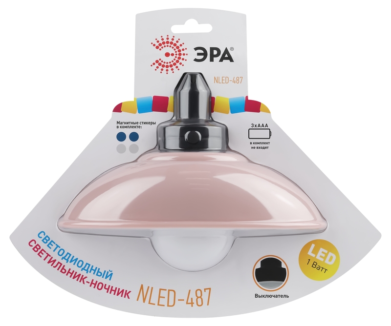 настенный светильник эра nled-487-1w-sw-p б0051477