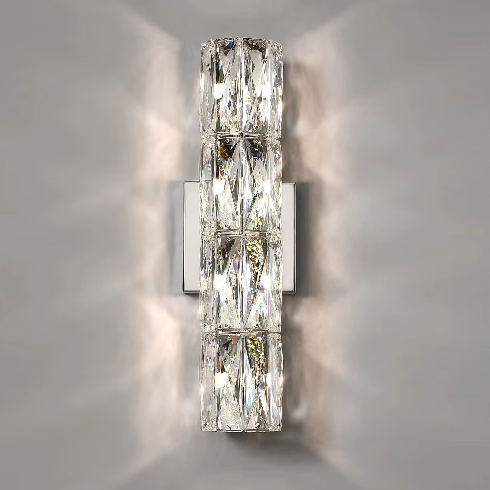 настенный светильник delight collection wall lamp a06w/4 silver/clear