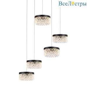 Подвесной светильник Diamond cut MD21020075-5A matt black Delight Collection