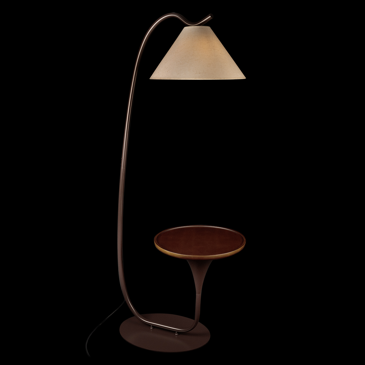 торшер loft it charlotte 10568f brown
