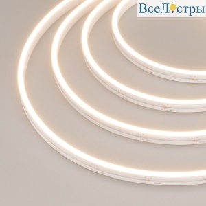 Лента герметичная Arlight MOONLIGHT-SIDE-A120-06x12mm 24V Warm3000 (9.6 W/m, IP65, 5m, wire x2) 041035