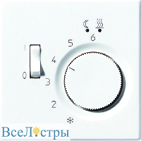 накладка регулятора теплого пола jung ls 990 ls1749bfww
