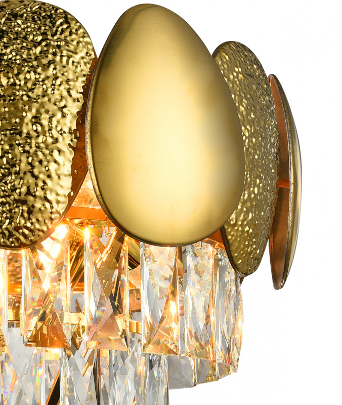 потолочная люстра natali kovaltseva chic 81437/6c gold