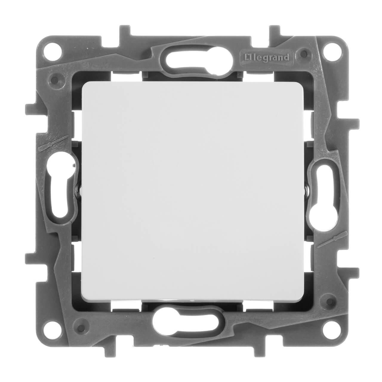 переключатель одноклавишный промежуточный legrand etika 10a 250v антрацит 672609