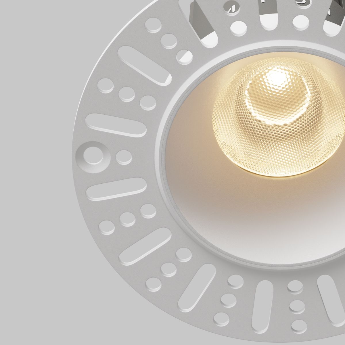 встраиваемый светильник maytoni technical dip dl124-10w-3k-trs-w