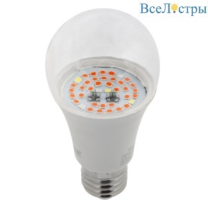 Фитолампа для растений светодиодная ЭРА E27 14W 1300K FITO-14W-RB-E27 Б0050602
