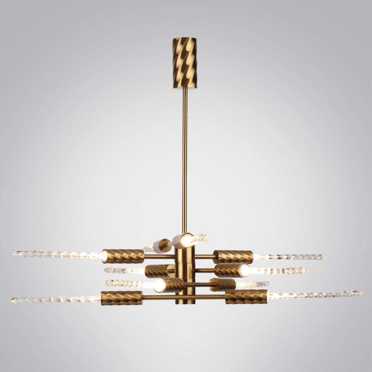 люстра на штанге odeon light l-vision kolos 5449/28l