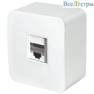 Розетка компьютерная RJ-45 Stekker София белый MST00-20-01 49300
