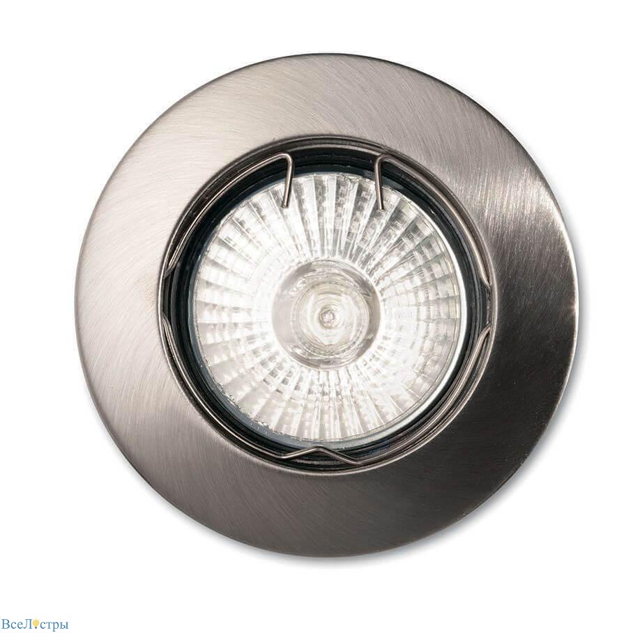 встраиваемый светильник ideal lux jazz nickel 083087