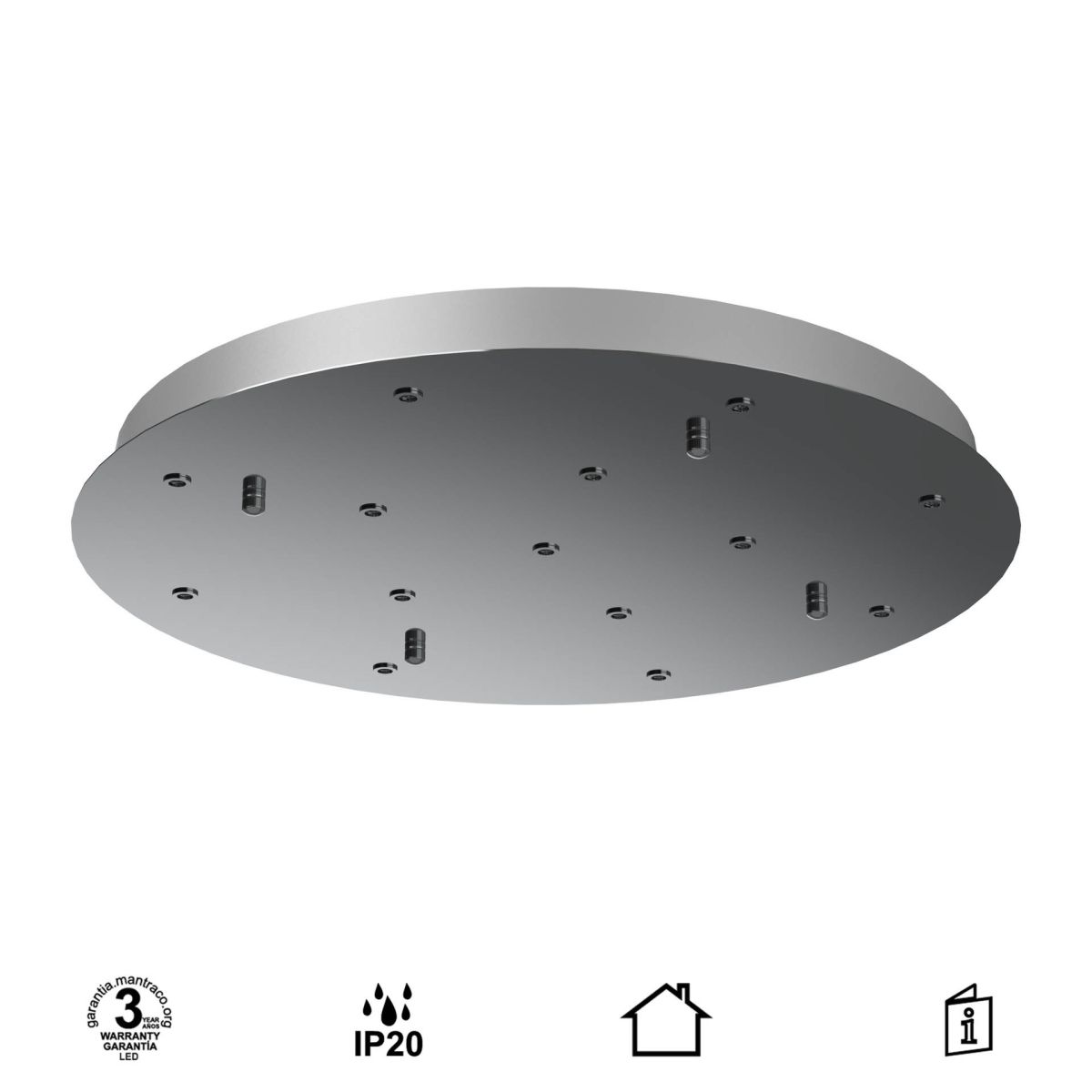 основание потолочное 14l mantra modular light florones 9371