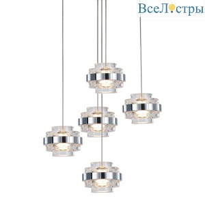 Подвесной светильник Delight Collection MD22030002 MD22030002-5A chrome/clear