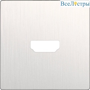 Накладка Werkel для розетки HDMI перламутровый рифленый WL13-HDMI-CP 4690389124297
