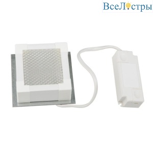 Встраиваемый светодиодный светильник (UL-00007426) Uniel ULP-1010 7W/4000К Ip40 Grilyato White