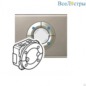 Пульт управления четырехклавишный четырехканальный KNX Legrand Celiane титановый 067579