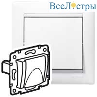 Розетка с/з со шторками с защитной крышкой Legrand Valena Classic 694270