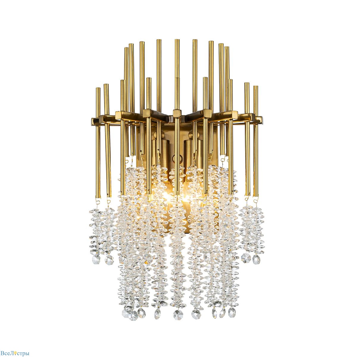 настенный светильник indigo cappella 12052/2w gold v000601