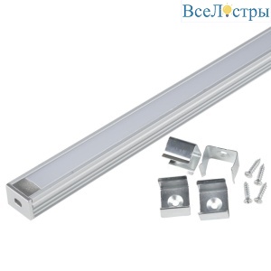 Профиль (UL-00005029) Uniel UFE-K10 Silver/Frozen 200 Polybag