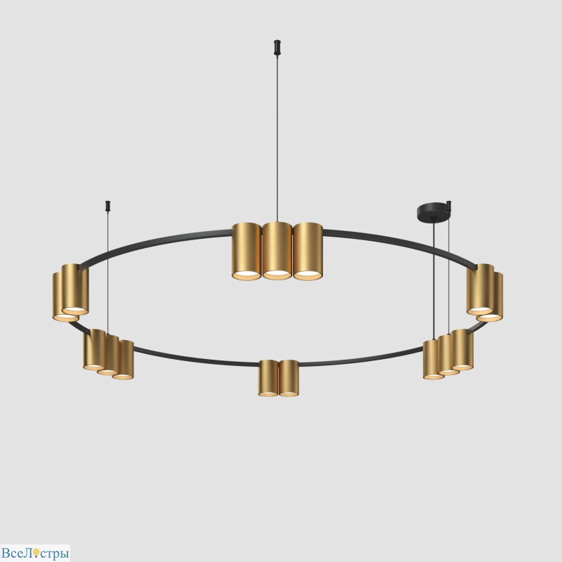 подвесная люстра denkirs orbit dk4067-bk+sg