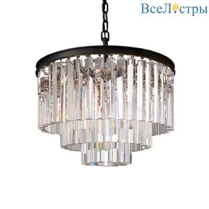 Люстра Odeon 6 KR0387P-6 black/clear Delight Collection