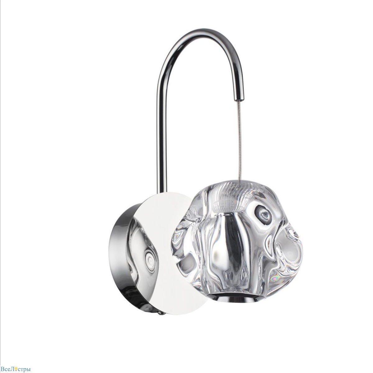 бра odeon light l-vision jemstone 5084/5wl