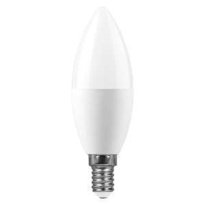 Лампа светодиодная Feron LB-980 свеча матовая E14 15W 175-265V 4000K 52073