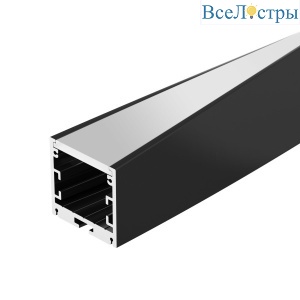 Алюминиевый профиль Arlight SL-ARC-3535-Twist90L-400 Black 032679