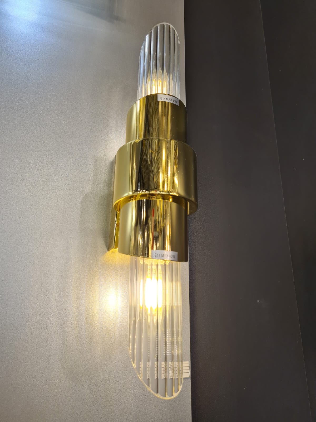 бра crystal lux justo justo ap2 gold
