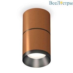 Комплект накладного светильника Ambrella light Techno Spot XS7404041 SCF/PBK кофе песок/черный полированное (C7404, A2071, C7404, N7031)