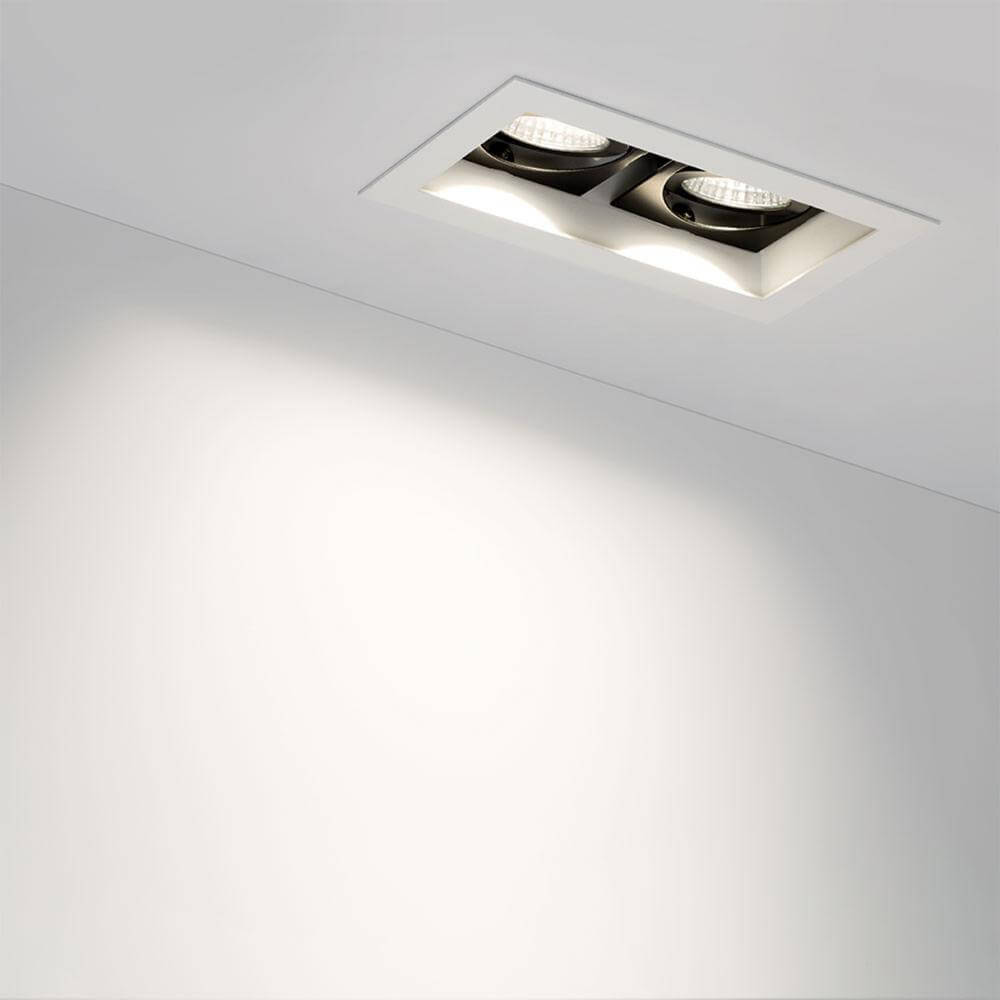 встраиваемый светильник arlight cl-kardan-s180x102-2x9w day 024138