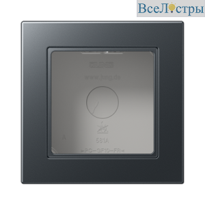 Коробка с рамкой для накладного монтажа Jung A5581BFAANM