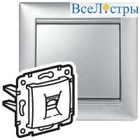 Розетка телефонная RJ11 Legrand Valena Classic 694347