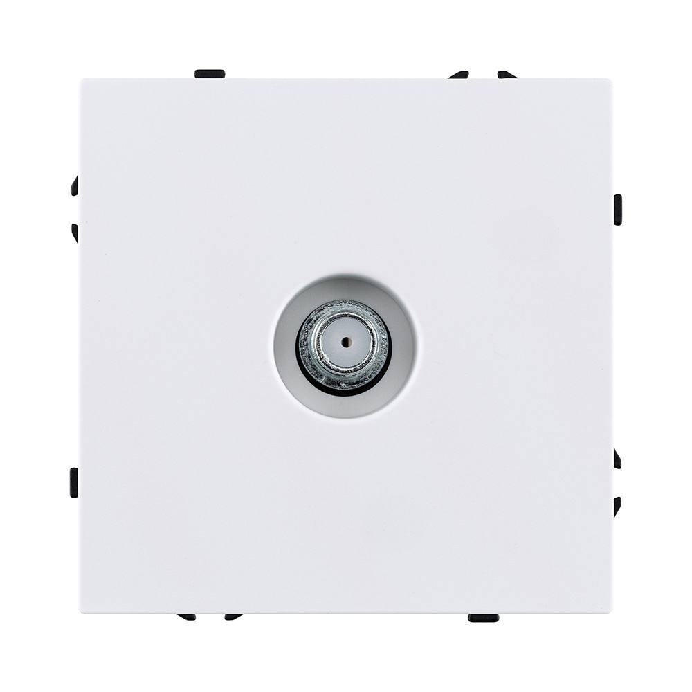 розетка tv, белый матовый kollinger eclipse ec-020wh