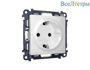 Комплект механизма розетки с/з со шторками Ambrella Volt Alfa MA127010