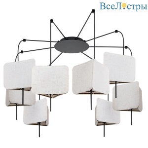Подвесная люстра Arte Lamp Trixie A7084SP-8BK