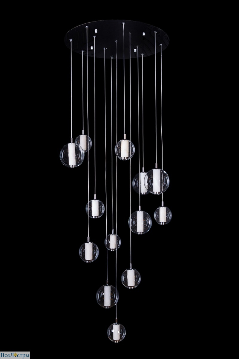 подвесная люстра aurore le7703/13 chrome