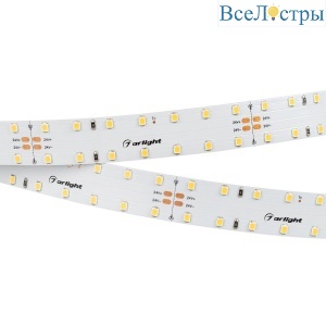 Светодиодная лента Arlight 22W/m 140LED/m 2835SMD теплый белый 4,7M RT-A140-20mm 24V Warm3000 028005(2)