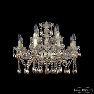 Подвесная люстра Bohemia Ivele Crystal 1413/8+4/200 G R721