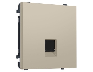 Комплект механизма телефонной розетки SIGMA Кашемир RJ-11 Ambrella Volt MS352030 (SP3520, PR190)