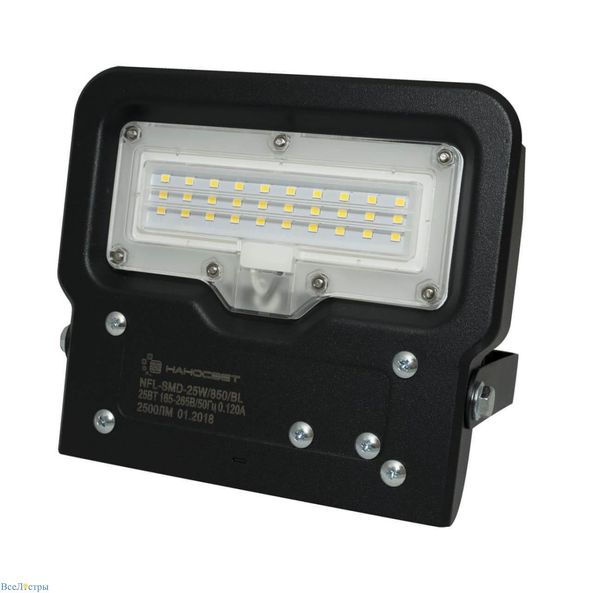 светодиодный прожектор наносвет nfl-smd-25w/850/bl l410