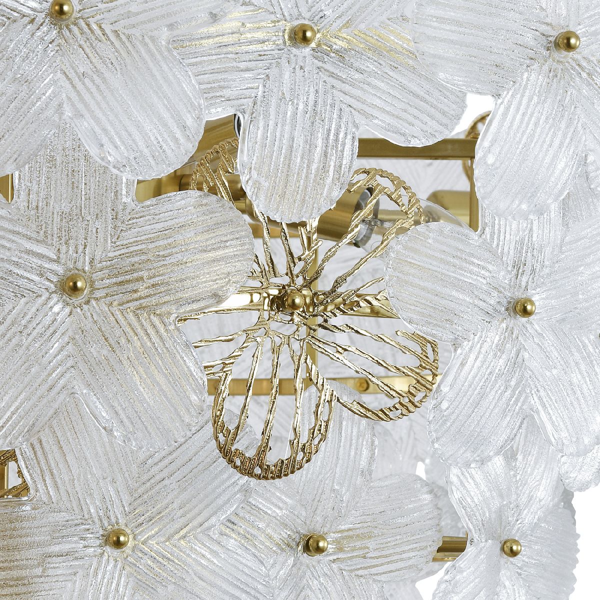 подвесная люстра indigo fiori 12049/10p brass v000556