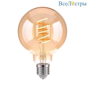 Лампа светодиодная филаментная Elektrostandard E27 8W 3300K прозрачная a048304