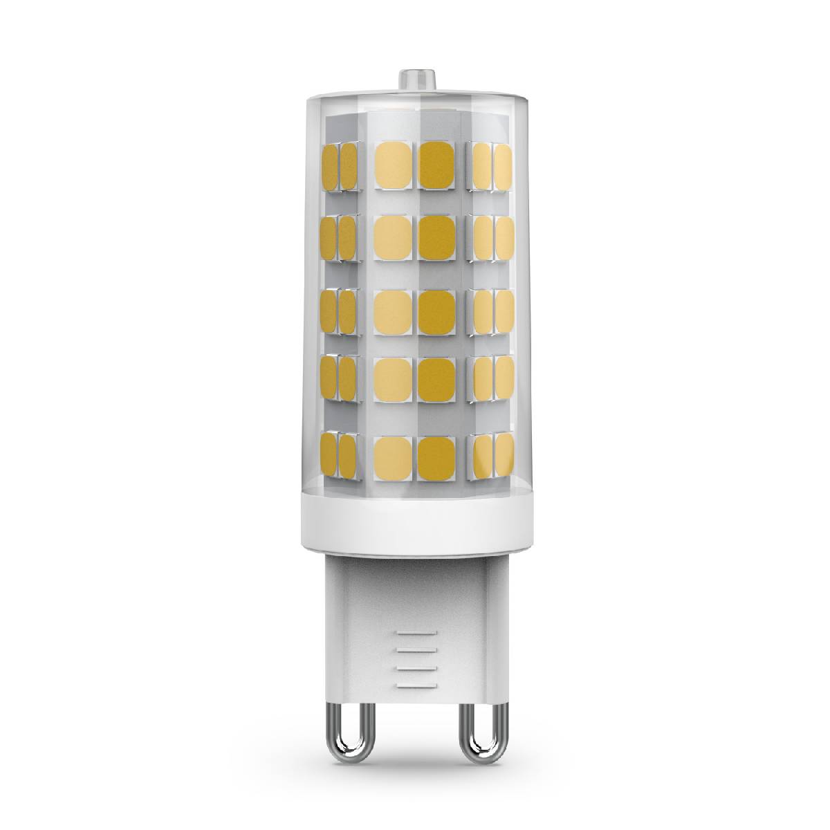 лампа светодиодная gauss g9 5w 2700к прозрачная 107309105