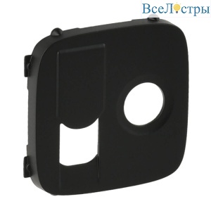 Лицевая панель Legrand Valena Allure розетки TV-RJ45 антрацит 754838