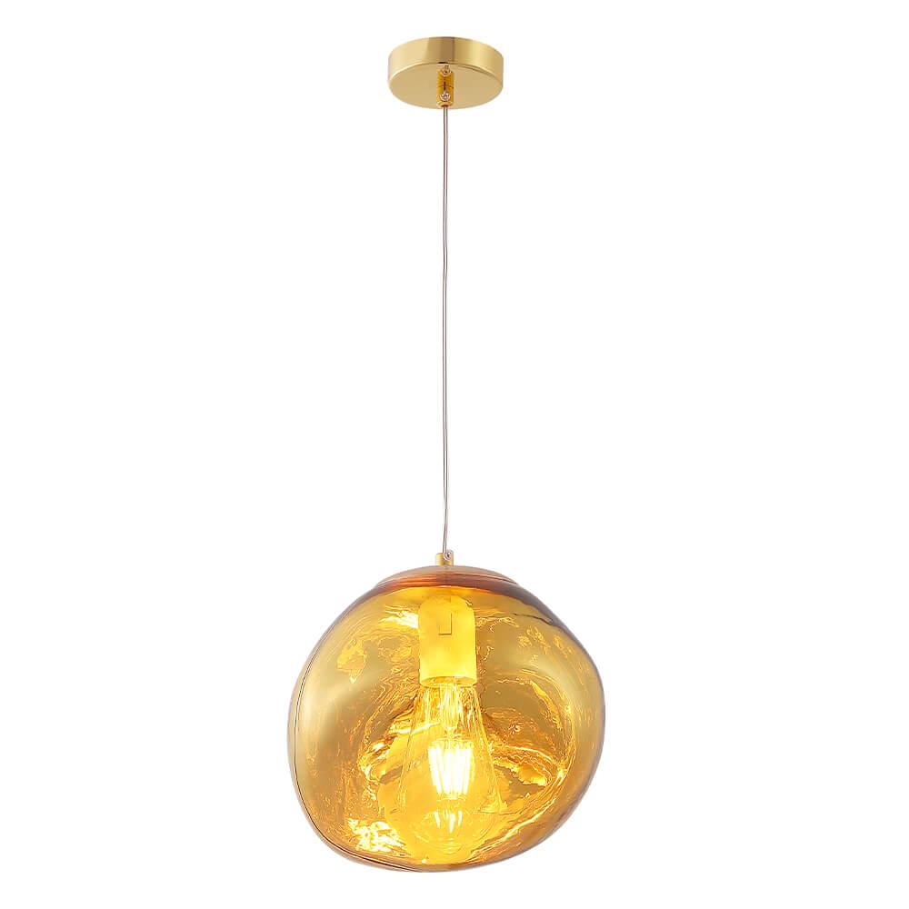 подвесной светильник crystal lux malaga sp1 d200 gold