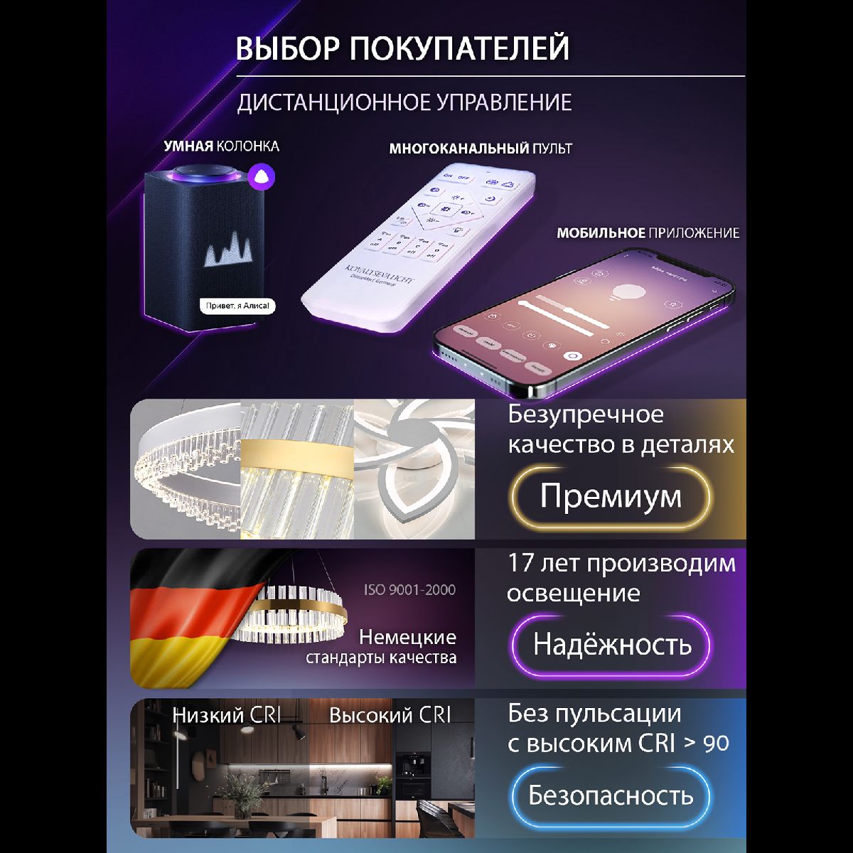 потолочная люстра natali kovaltseva home led smart 84000