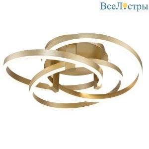 Потолочный светодиодный светильник Indigo Pleiade 14002/3C Gold V000003L
